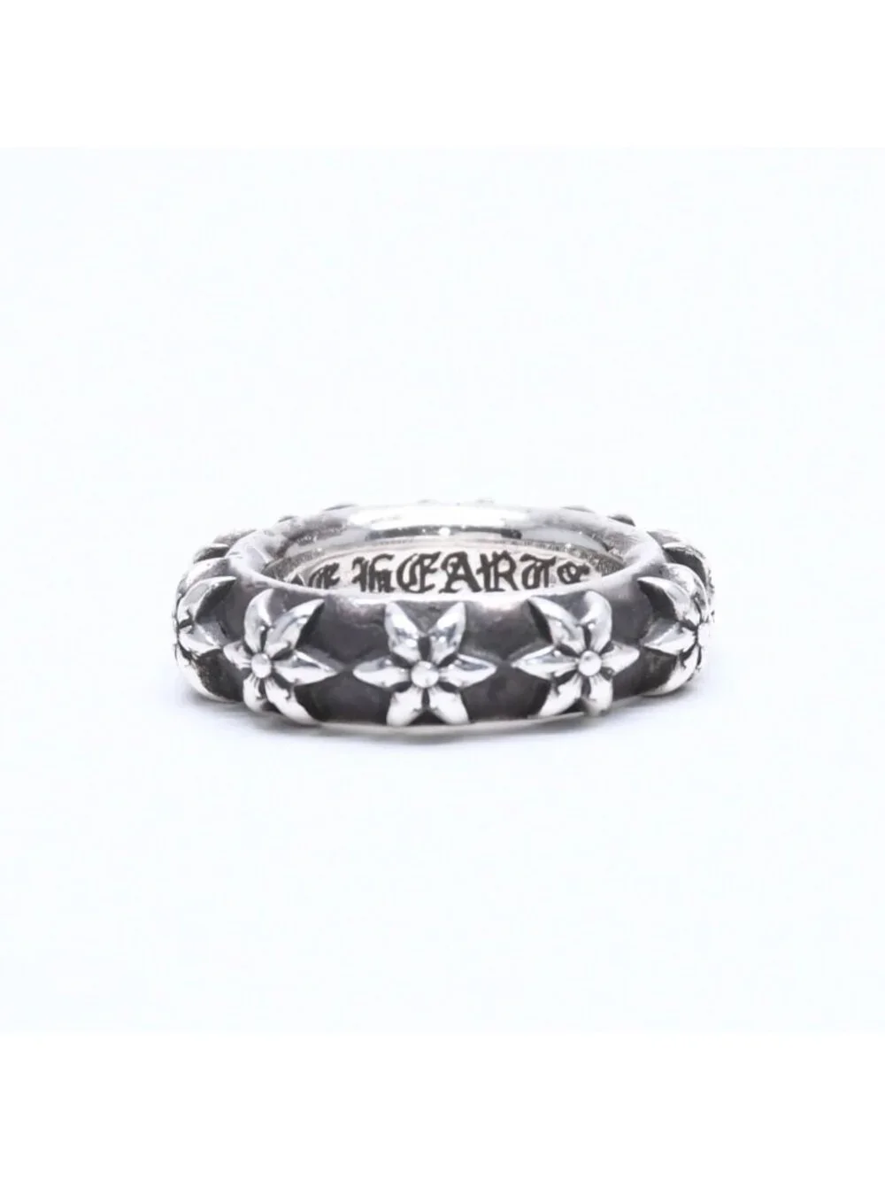 Chrome Hearts Star Band Ring 925 Sterling Silver